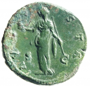Faustina I Sesterzio foto 1