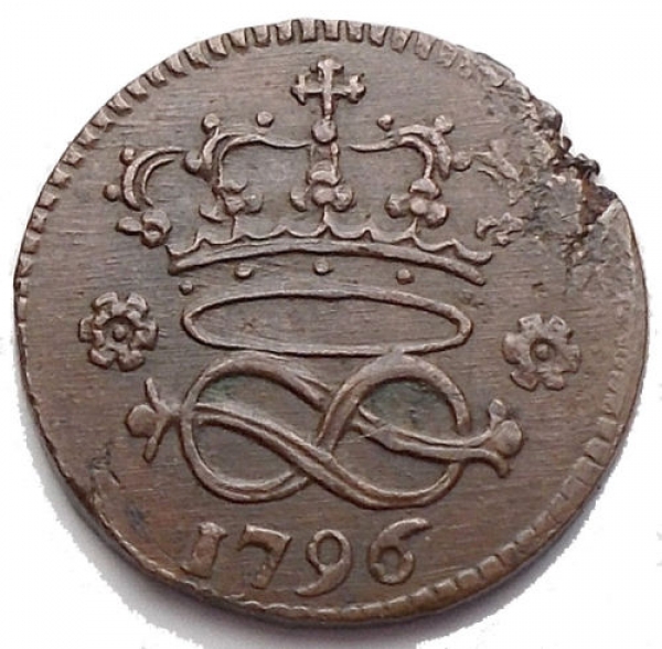 Vittorio Amedeo III (1773-96) 2 Denari 1796 foto 1