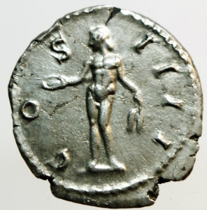 Impero Romano.Antonino Pio (138-161). AR Denario , 150-151 d.C. D\ ANTONINVS AVG PIVS PP TR P XIIII. foto 1