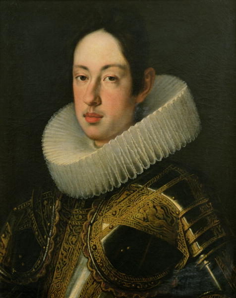 Il futuro granduca di Toscana Ferdinando II de' Medici ritratto all'età di diciotto anni