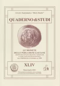 Item image: Quaderno di Studi XLIV. RASILE, M. Le monete delle pergamene gaetane. 