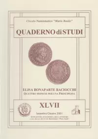 Item image: Quaderno di Studi XLVII.  MELILLO, R. Elisa Bonaparte Baciocchi. 