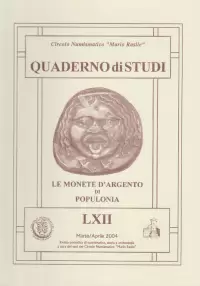 Item image: Quaderno di Studi LXII. MELILLO, R. Le monete d'argento di Populonia.
