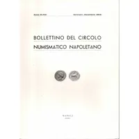 Item image: BOLLETTINO DEL CIRCOLO NUMISMATICO NAPOLETANO. Anno XLVIII. Gennaio-Dicembre 1963.
