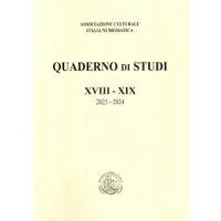 Item image: Quaderno di Studi XVIII-XIX (2023-2024).