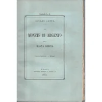 Item image: JATTA, G. Le monete di argento della Magna Grecia. Introduzione - Sibari.