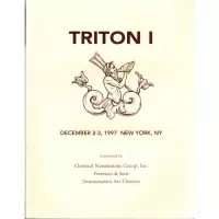 Item image: TRITON 1. New York, 1997. 